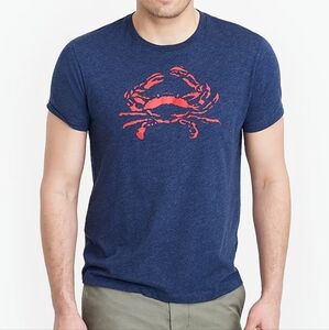 J. CREW men's crab 🦀 tshirt Small NWT